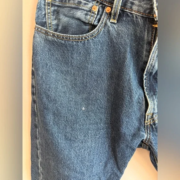 Levi's Relaxed Fit Blue Jeans size 34 - Picture 2 of 7